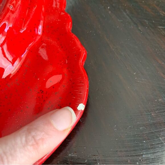 Set of 4 Vintage Red Crab Ceramic Serving Dishes – Coastal Lobster Bake Bowls - Picture 11 of 13